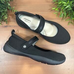 NWOT J Sport Women's Melody Mary Jane Black Shoes Size 6